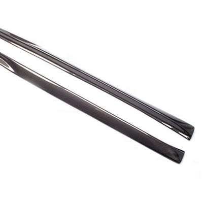 225*20*24cm Carbon Fiber Side Protection Side Skirt for Mercedes Benz W205 C205 Sport