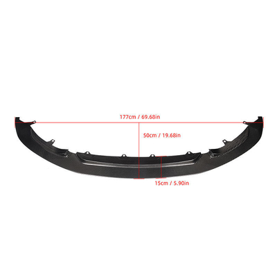 Gloss Black M-per GT4 Style Carbon Fiber Front Lip for BMW M4 M3 F80 F82 Bumper Lip 2014