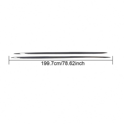 Custom Fit High Polished Black Side Skirts for Mercedes-Benz AMG GT 53 Sedan 2019-2020