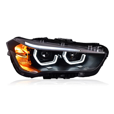12V Headlight Assembly Modified Spoon Daytime Running Light LED Laser Lens For BMW X1