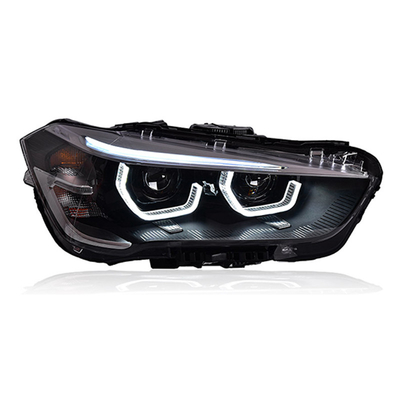 12V Headlight Assembly Modified Spoon Daytime Running Light LED Laser Lens For BMW X1