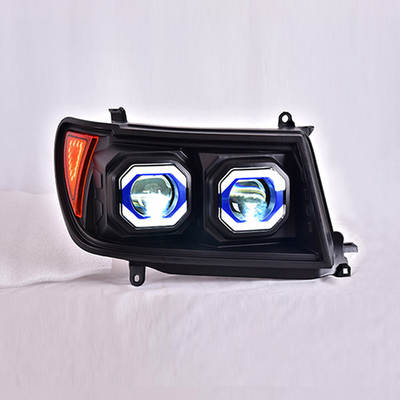 Modified LED Lens Daytime Running Light Headlight Assembly for Toyota Land Cruiser LC100