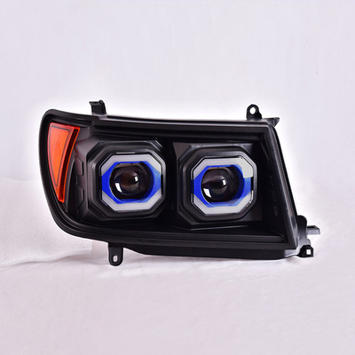 Modified LED Lens Daytime Running Light Headlight Assembly for Toyota Land Cruiser LC100