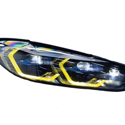 Lemon Yellow DRL LED Modules Board Set For BMW M3 G80 M4 G82 Laser Headlight Car Accessories