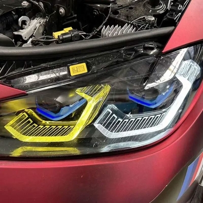 Lemon Yellow DRL LED Modules Board Set For BMW M3 G80 M4 G82 Laser Headlight Car Accessories