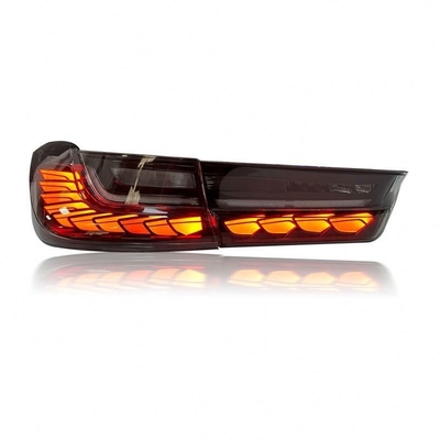 LED Car Taillight For BMW 3 Series G20 G28 With DRL Signal And Dragon Scale Tail Lamp