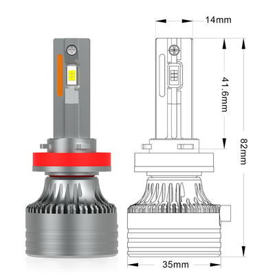 G12W-H11 7035 CSP LED Auto Headlight 48000Lm for Car H11 H8 9005 9006 Hb3 Hb4 Hb4 Hb4