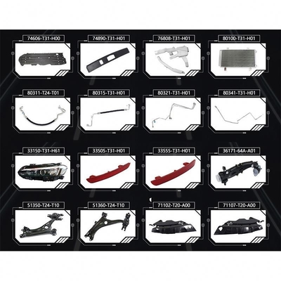 Aluminum Auto Parts Accessories for Honda Civic 2020 2021 2022 2023 Purpose Repair