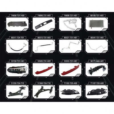 Honda Civic FE 2020 2021 2022 2023 Other Auto Spare Parts Accessories Japan Car Parts
