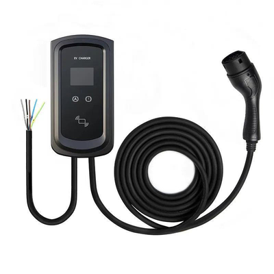 5M Type 2 TPU Jacket Electric Car Ev Charger with LED Display and Type2 Interface Standard