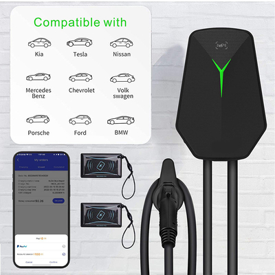 22kW Output Power AC Electric Car EV Fast Charging Station with Socket Connector