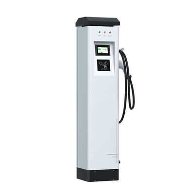 Type 1/Type 2 Interface Standard 22Kw Ev Charger with Floor Standing and Pos Payment