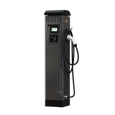 400V -20% Output Power Floor-Standing Ac Ev Charger Type1 Type 2 Gb/T With Pos Credit Card Payment