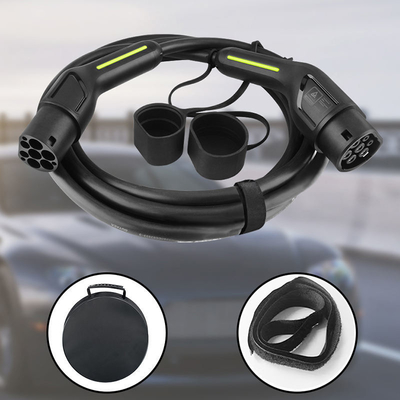 Fast Charging Type 2 Portable Ev Charger with 32A Rated Current and IP55 Rating