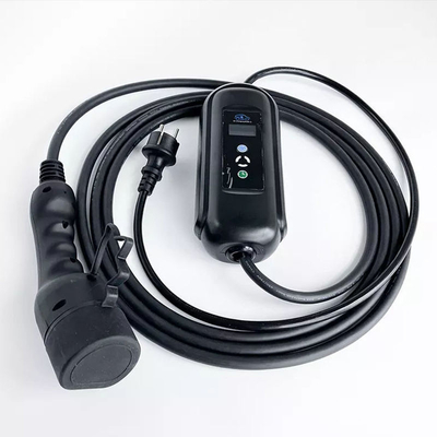 11kW Output Power 8A-16A Type2 Charging Cable for Home Portable Ev Charger