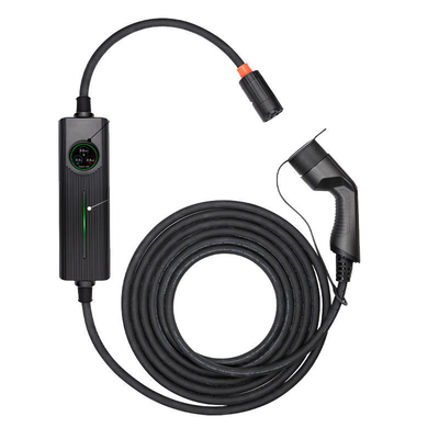 Type 2 Connection 16.5Kw Portable EV Charger with LED Display and 400v Output Voltage