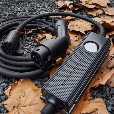 Type 2 Connection 16.5Kw Portable EV Charger with LED Display and 400v Output Voltage