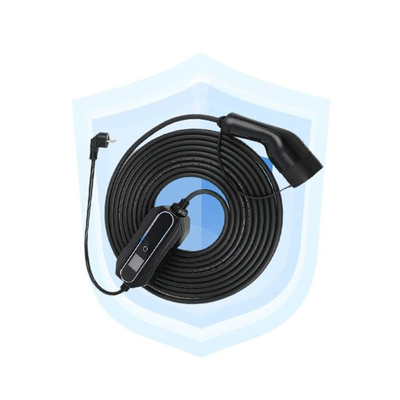 Home Portable Electric Car Ev Charger with 10A-16A-20A-24A-32A Adjustable Output Power