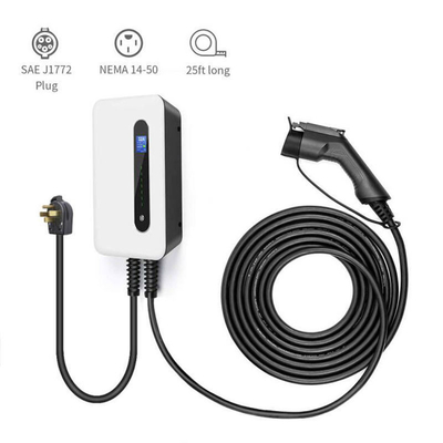 32A EV Wall-Mounted Charger with Tesla Interface Standard Oem Odm Sae J1772 IP 66 Rated