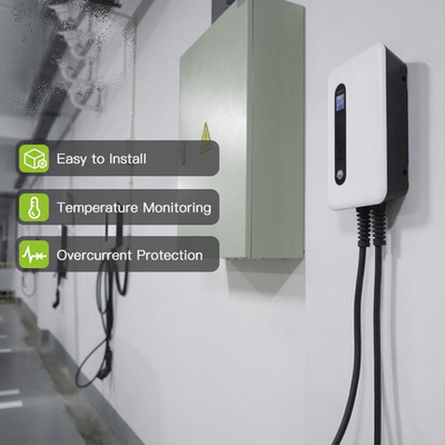 32A EV Wall-Mounted Charger with Tesla Interface Standard Oem Odm Sae J1772 IP 66 Rated