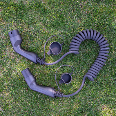 16A 32A Type2-Type2 EV Charging Connector with TPU Material and Operating Voltage 250V