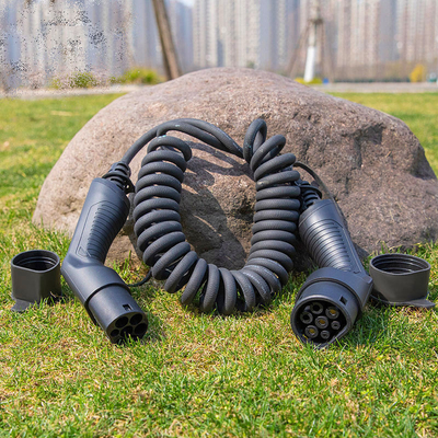 16A 32A Type2-Type2 EV Charging Connector with TPU Material and Operating Voltage 250V
