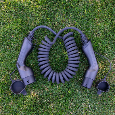 16A 32A Type2-Type2 EV Charging Connector with TPU Material and Operating Voltage 250V