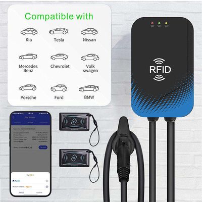 CCS Interface 32A Wallbox Electric Car Charging Station with OCPP 1.6 Communication
