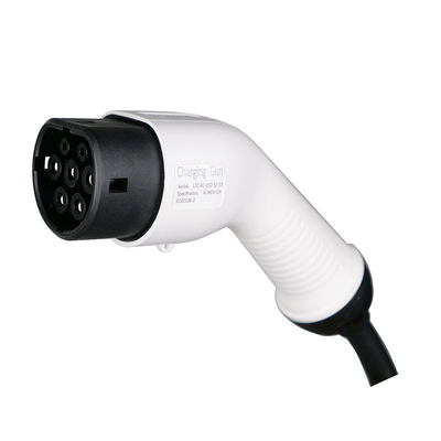 32A Ac Ccs Type 2 EV Charging Station with 5 Meters Cable and 220v -20% Input Voltage